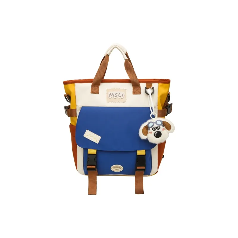Alcohol Dragon Nylon Backpack Regular Women's Multicolor-16