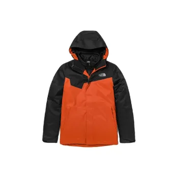 THE NORTH FACE Water Resistant Windproof Breathable Wear Resistant Warm Windbreaker Jacket Men's Orange Red