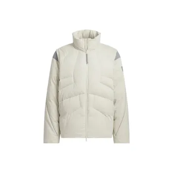 Adidas FW24 FUSTL P DJK MID Down Jacket Men's Light Sesame Earth Gray