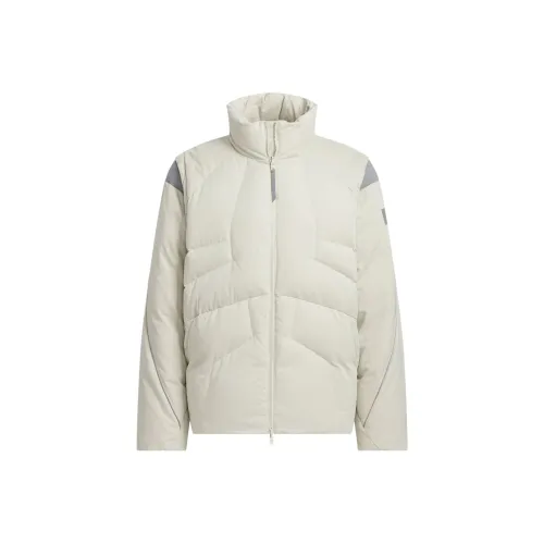 Adidas FW24 FUSTL P DJK MID Down Jacket Men's Light Sesame Earth Gray