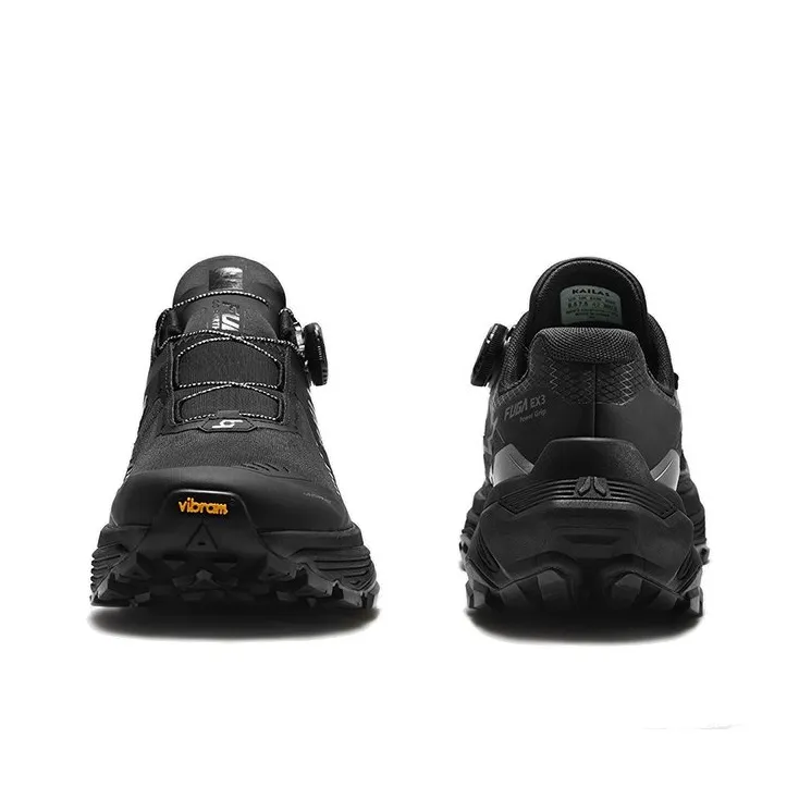 KAILAS FUGA EX3 BOA Shock Absorbers With Slip Resistant Features Low Top Trail Running Shoes Women's Ink Black-3