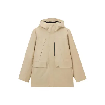 LACOSTE Down Jacket Men's Milk Coffee