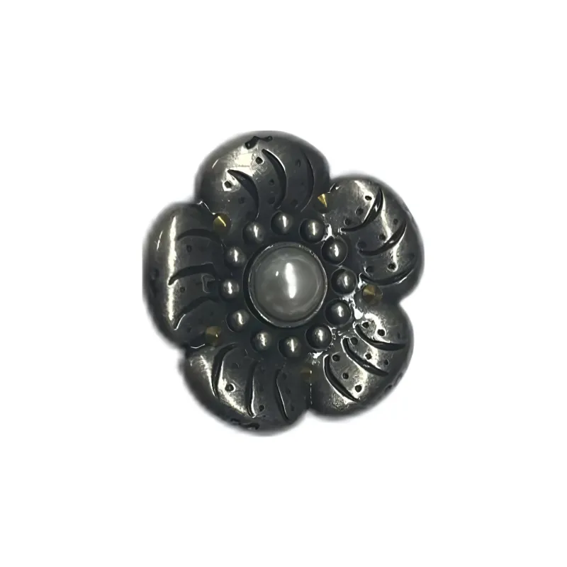 COACH Zinc Alloy Brooches Unisex Silver-0