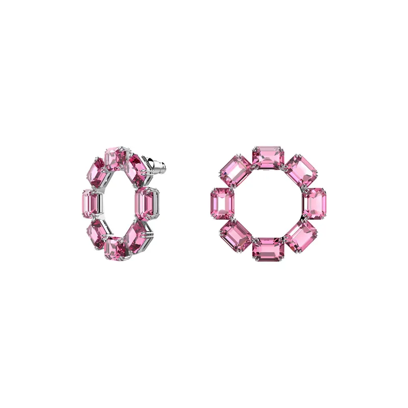 Swarovski Millenia Earrings Women's Pink-1