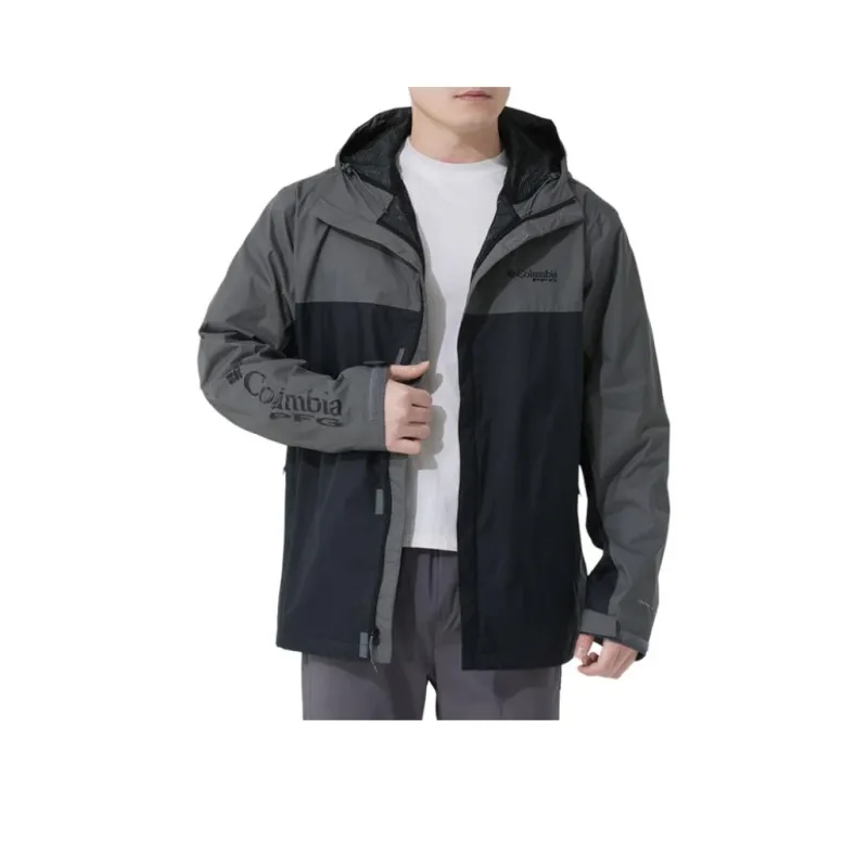 Columbia Jacket Men's Gray Black-2