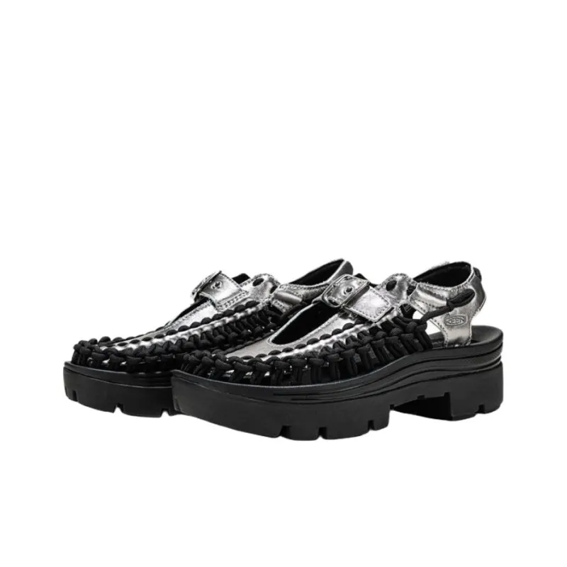 KEEN Anti Slip Wear Resistant River Trekking Shoes Unisex Black-2