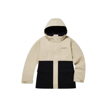 Columbia Waterproof Windbreaker Jacket Unisex Khaki