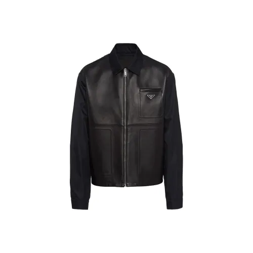 PRADA Jackets Men Black