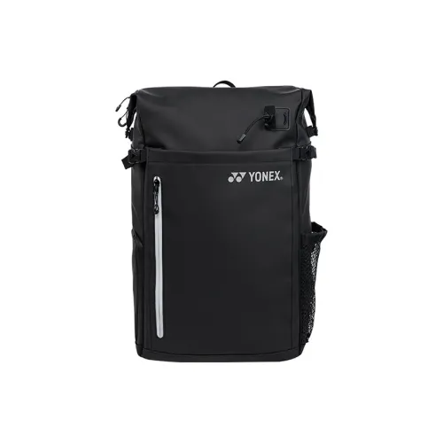 YONEX Badminton Racket Bags 3 Pcs Trendy, Sports Backpack Black Unisex Individual Shoe Compartment