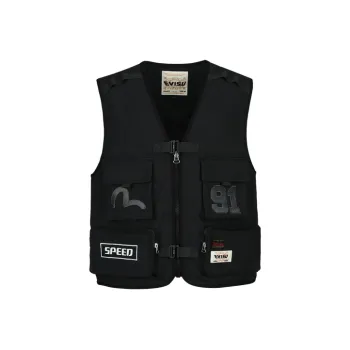 EVISU Vests Men Black