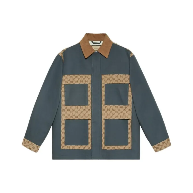 GUCCI Monorammed Corduroy Overshirt-0