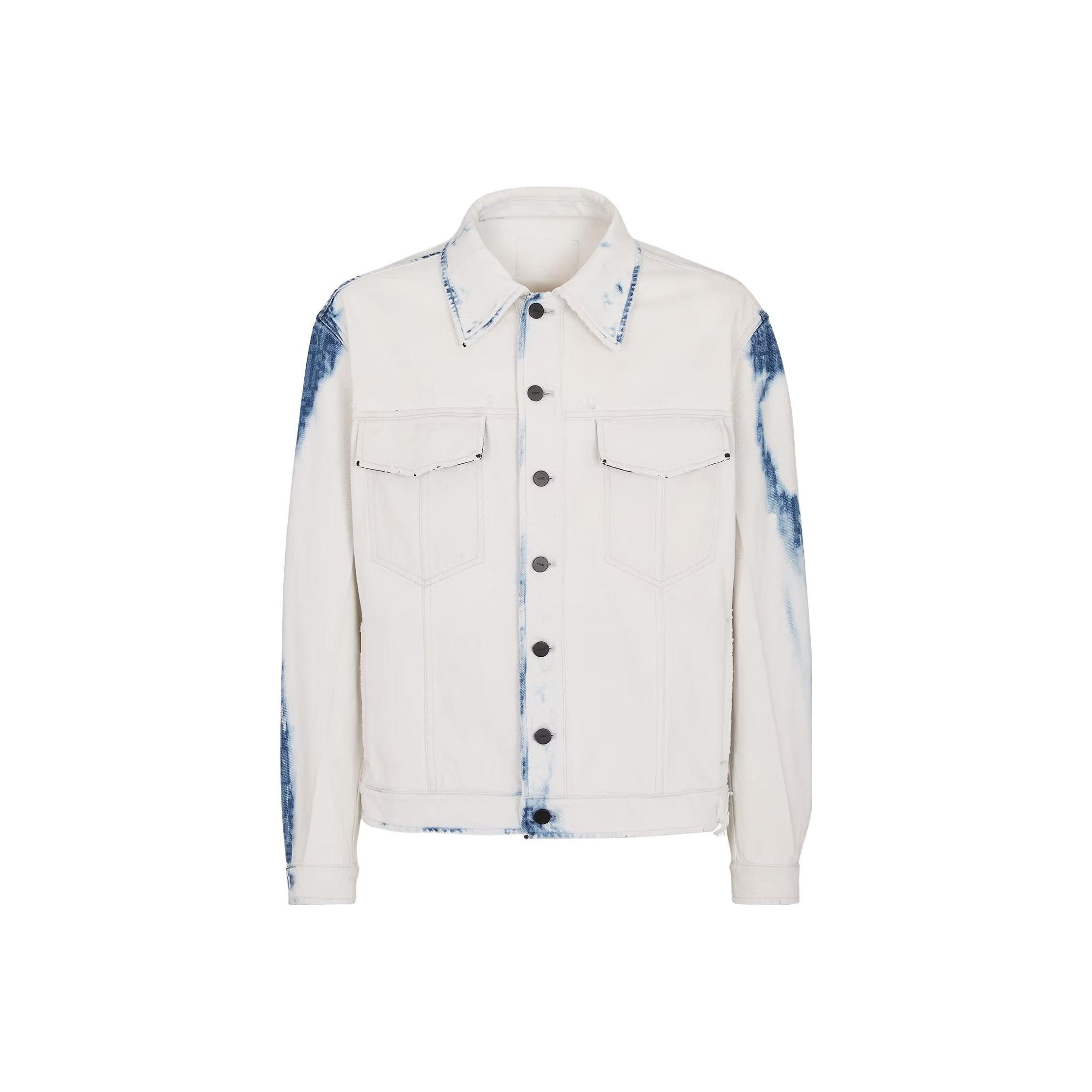 Fendi White Denim on Sale & Authentic - POIZON