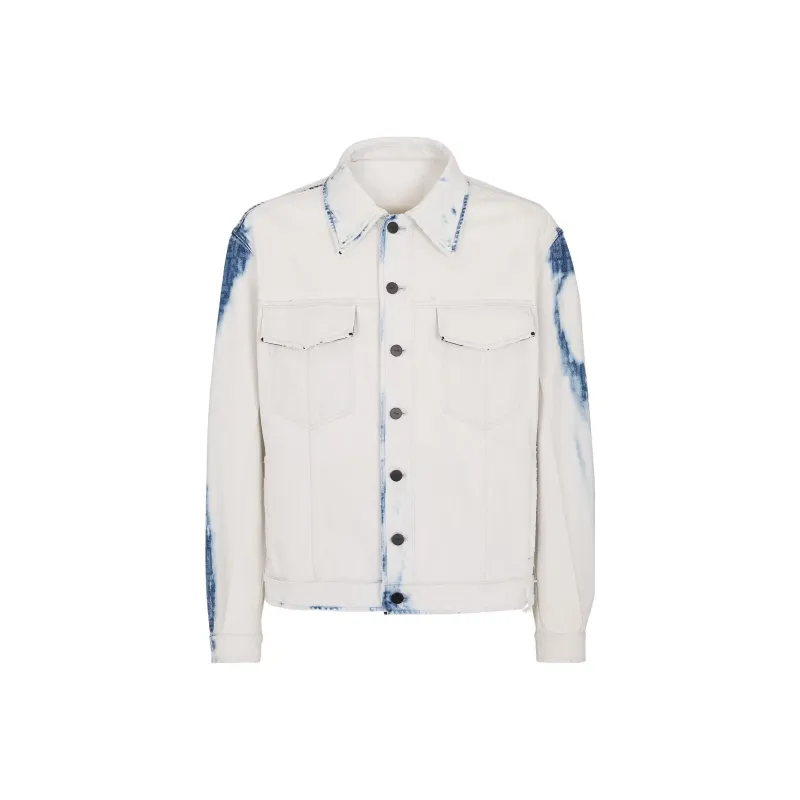 FENDI Denim Jackets Men White-0