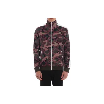 Valentino Denim Jackets Men Camouflage