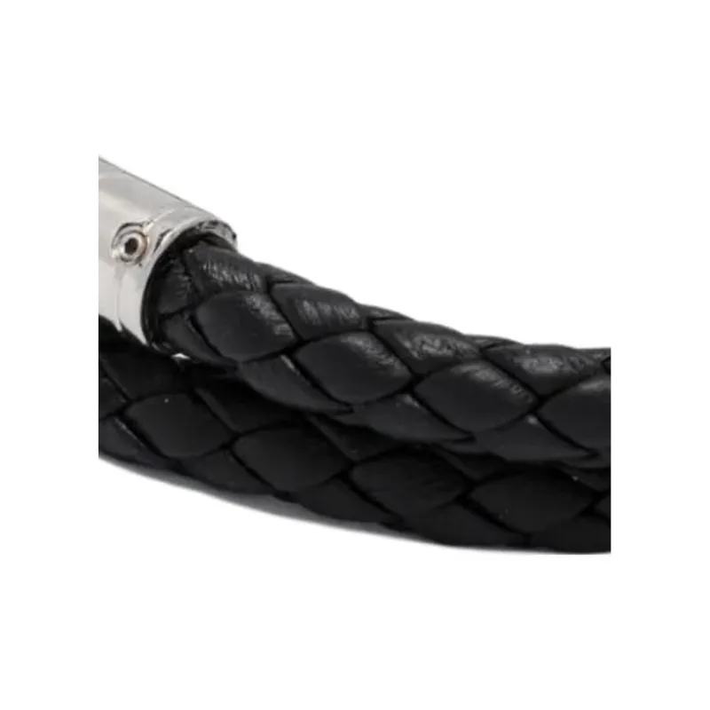 TOM FORD Braided Leather Bracelet-2