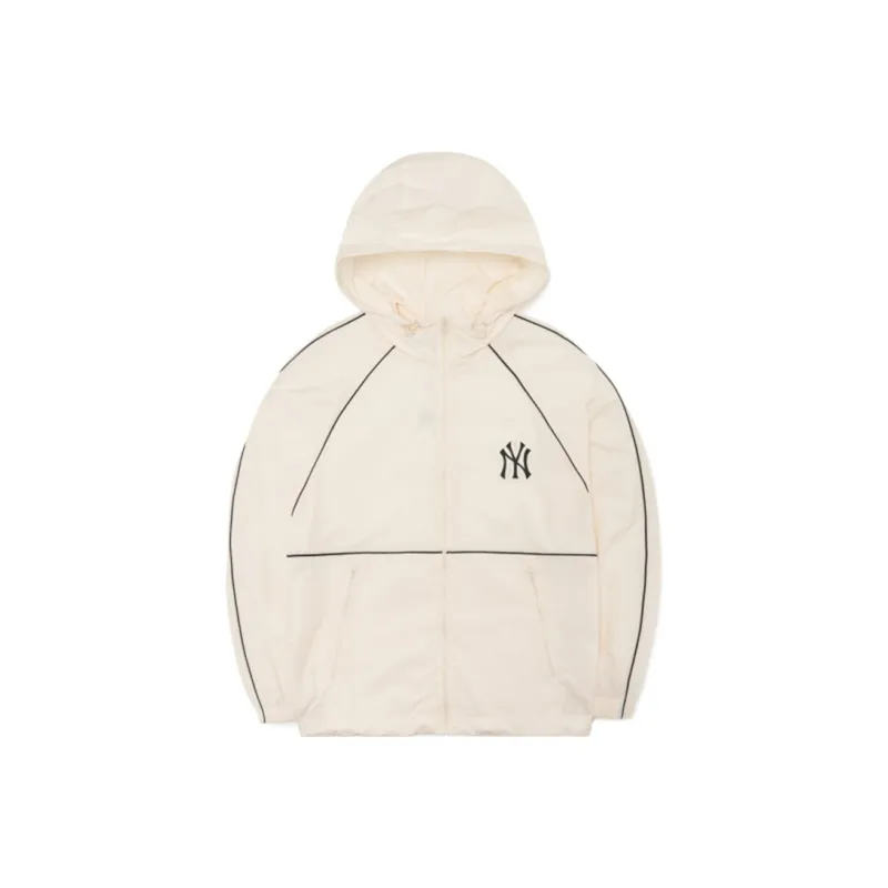 MLB Windproof Windbreaker Jacket Unisex Cream-0