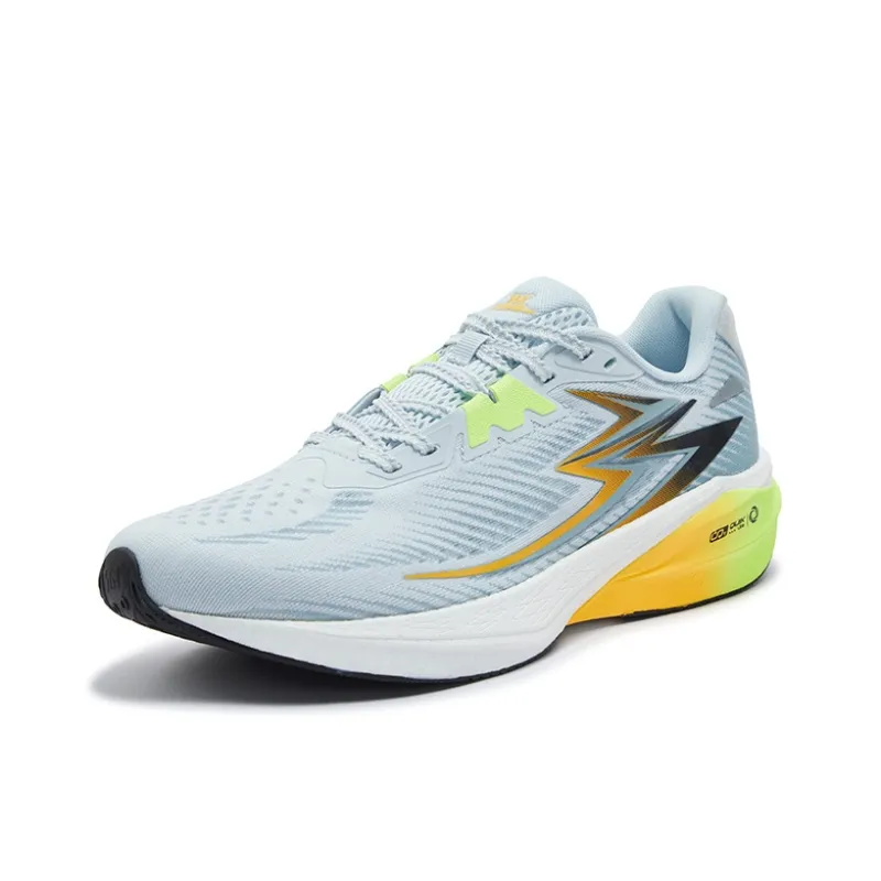 361° Flying Flame Team Anti Slip Wear Resistant Low Top Running Shoes Men's Glass Blue-1