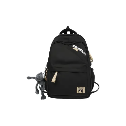OUZIHUANG Nylon Backpack Unisex Multicolor