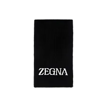 Zzegna Logo Intarsia Scarf
