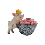 Cart-White with Lid[Length Approx. 16cm Width Approx. 7.5cm Height Approx. 13cm]