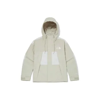 THE NORTH FACE Waterproof And Windproof Windbreaker Jacket Unisex Khaki