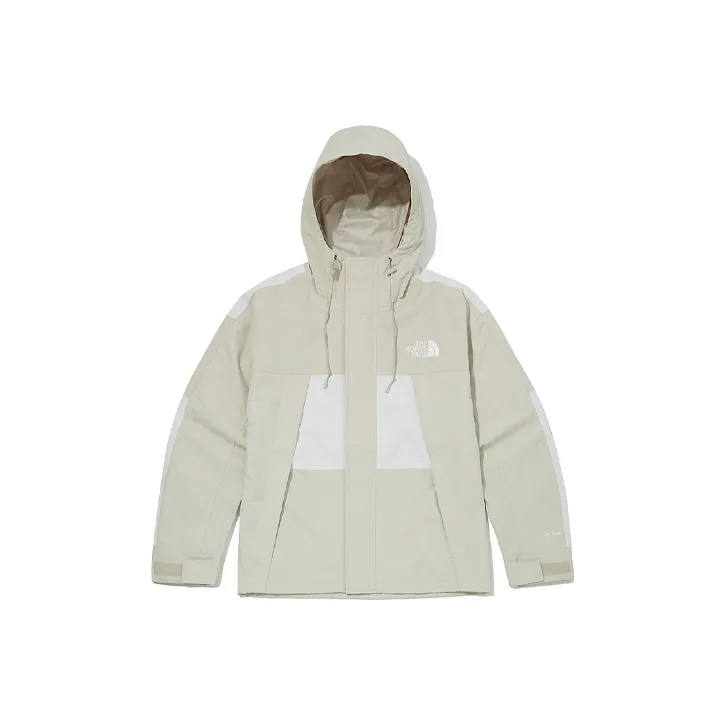 THE NORTH FACE Waterproof And Windproof Windbreaker Jacket Unisex Khaki-0