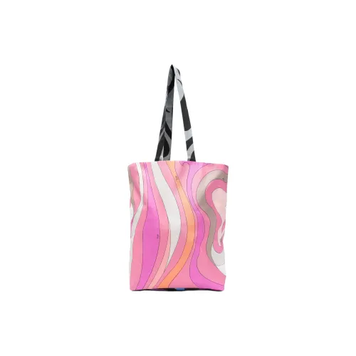 EMILIO PUCCI Silk Tote Bag, Shopping Bag, Shoulder Bag Women's Rose Pink