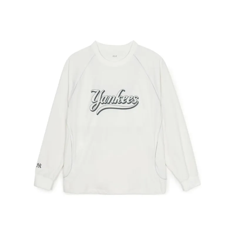 MLB New York Yankees Sweatshirts Men White-0