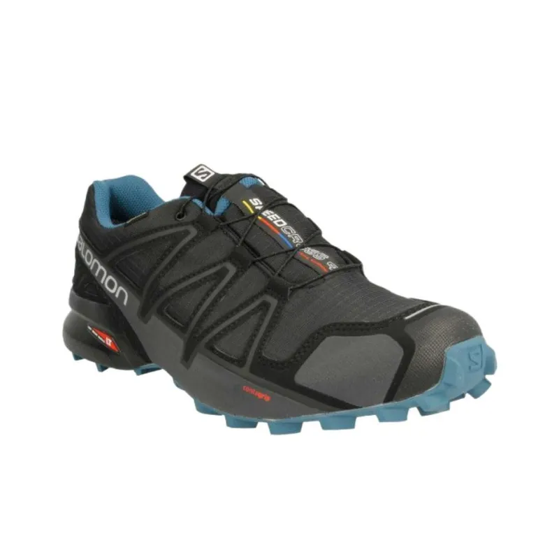 SALOMON Speedcross 4 Anti Slip Wear Resistant Low Top Trail Running Shoes Unisex Black-2