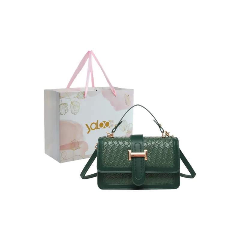 Yalu PU Handbag Unisex White/Black/Red/Green/Brown-18