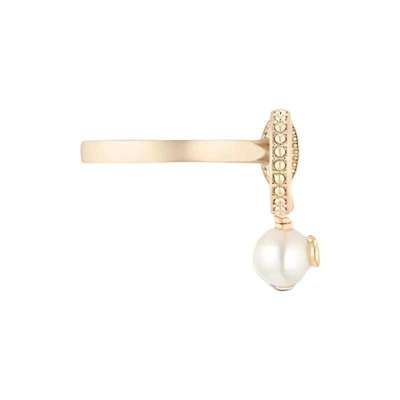 DIOR Resin Rings Women's Champagne-2