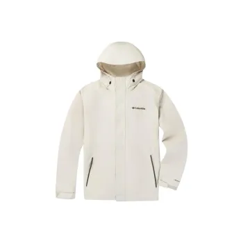Columbia CAM HEIGHTS 2 Outdoor Hiking Waterproof And Windproof To Keep Warm Windbreaker Jacket Unisex Ecru
