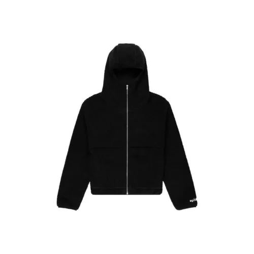 Sp5der Teddy Fleece Zip Up Sweatshirt