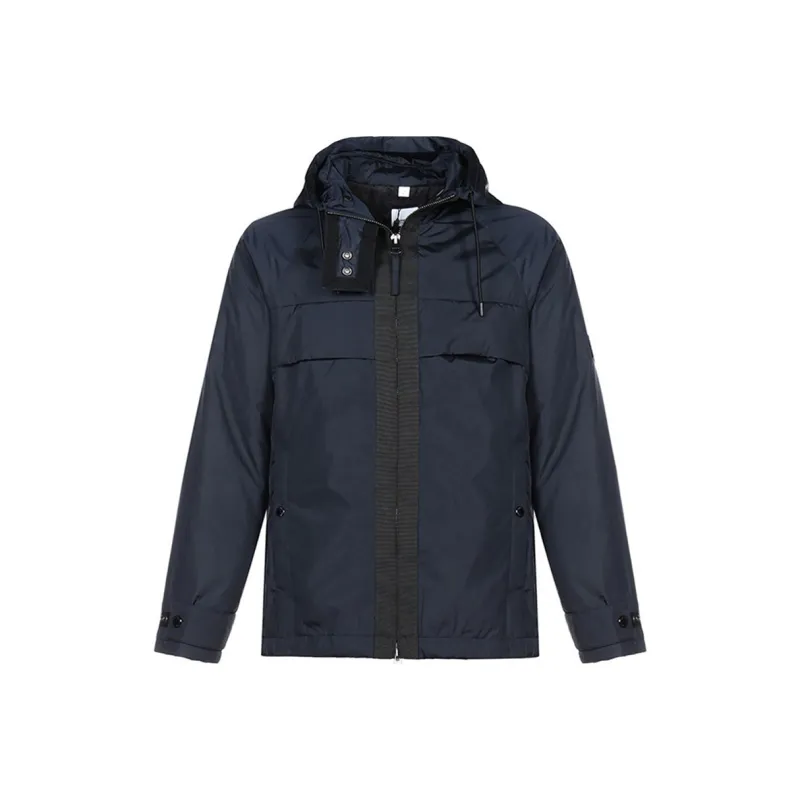 Burberry Puffer Jacket Coat Winter Men's Marine Blue-0