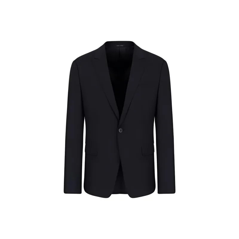 EMPORIO ARMANI Single breasted Virgin wool Jacket-0