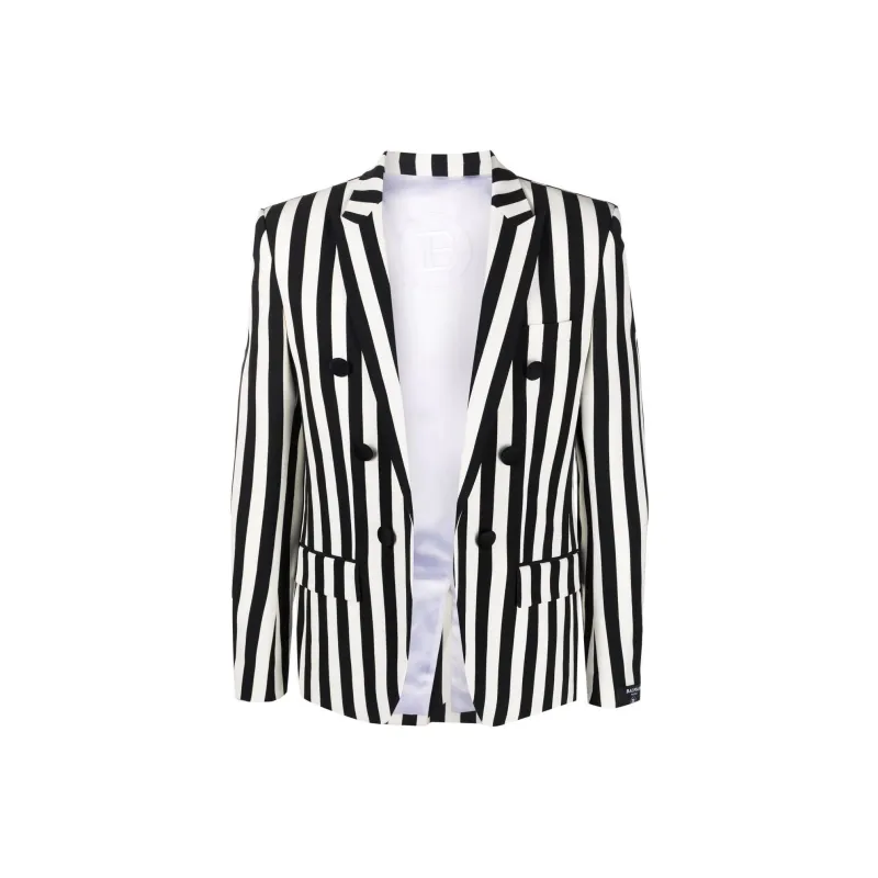 BALMAIN SS22 Business Suits Coats Men's White-0
