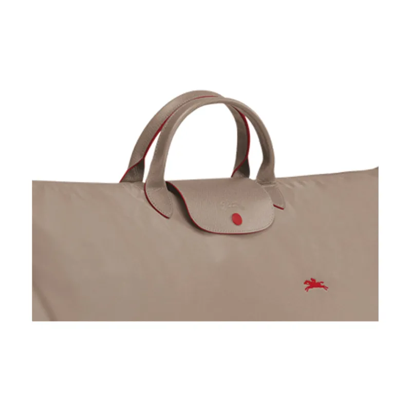 LONGCHAMP Le Pliage Club Polyamide Canvas Handbag Unisex Brown-4