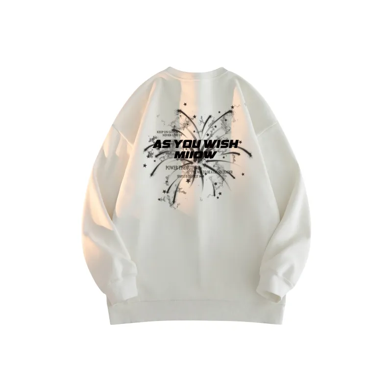 MIIOW Trend Party Series Sweatshirt Unisex Black-3