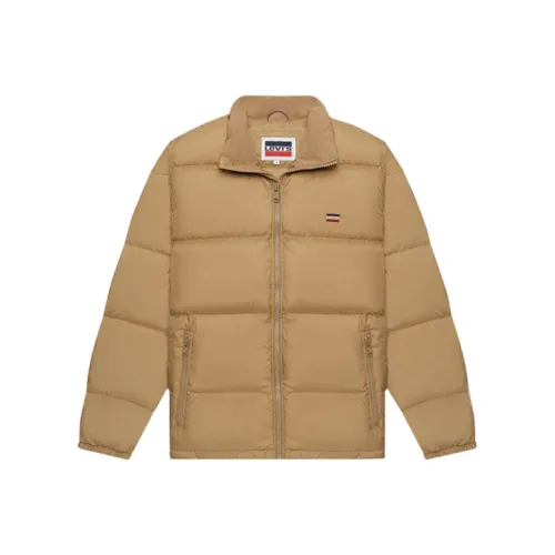 Levis Down Jackets Men Khaki
