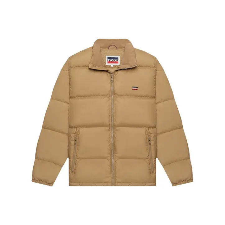 Levis Down Jackets Men Khaki-0
