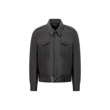 TOM FORD Belted Waist Military Jacket
