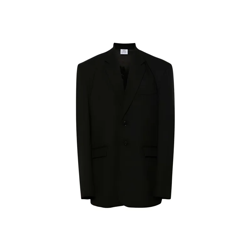 Vetements Oversize Button-Up Blazer-0