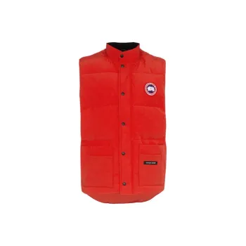 Canada Goose Logo Patch Zip Up Vest
