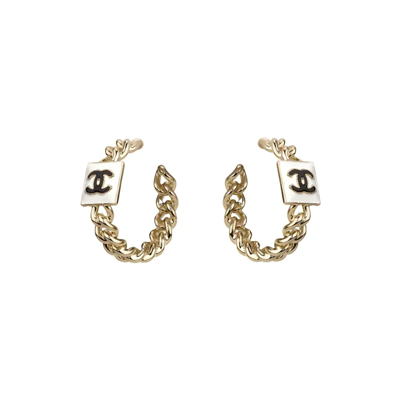 CHANEL Earrings Women's Gold-0