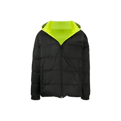 Moose Knuckles FW21 Solid Color Hooded Down Jacket Men's Black