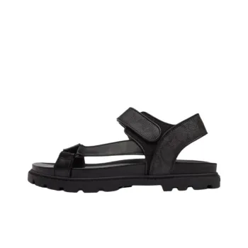 COACH Signature One Strap Sandals Men's Black