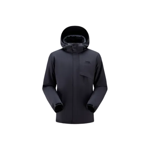 Jeep Water-Resistant Windproof Lightweight Rainproof Windbreaker Jacket Unisex Morandi Gray