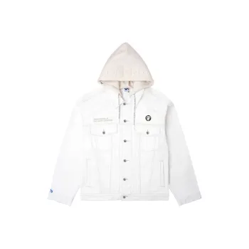 Aape Logo patch Cotton Denim Jacket