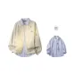 Khaki+Blue White Stripes Shirt