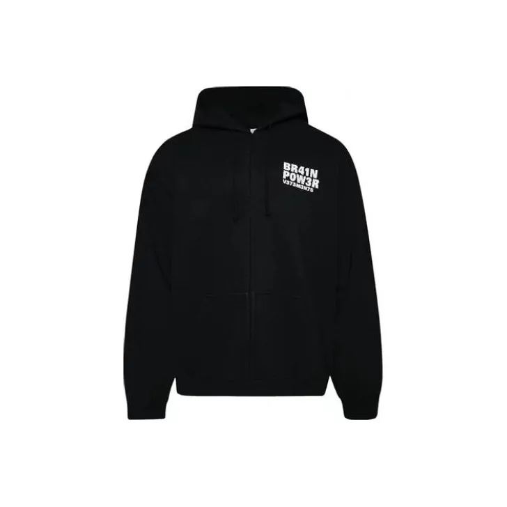 Vetements Brain Power Zip Up Hoodie-0
